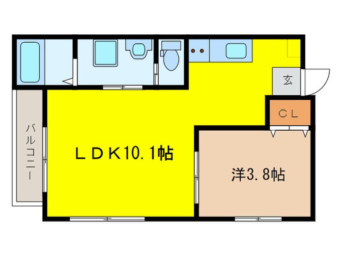 プレミアム西明石Ⅱの物件間取画像