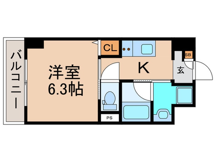 ウェルホームズ住吉大社の物件間取画像