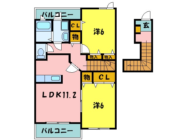 ピアッツァフィオ－レの物件間取画像