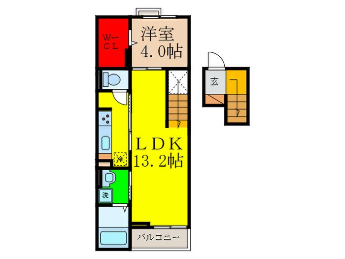 クレメントハウスの物件間取画像