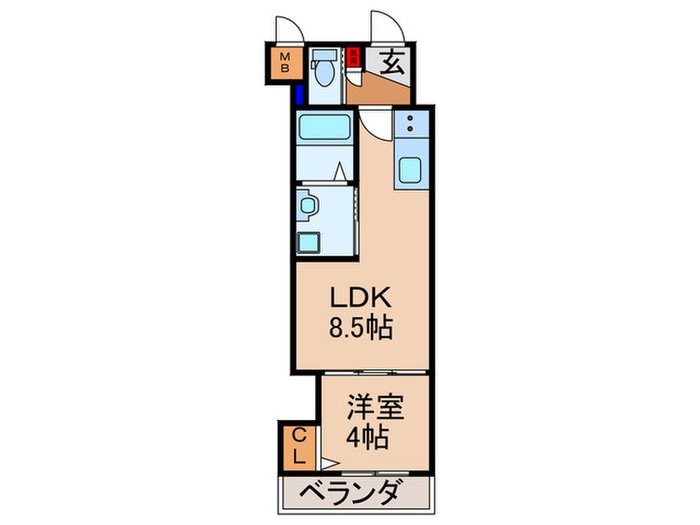 GRANDIR枚方公園の物件間取画像