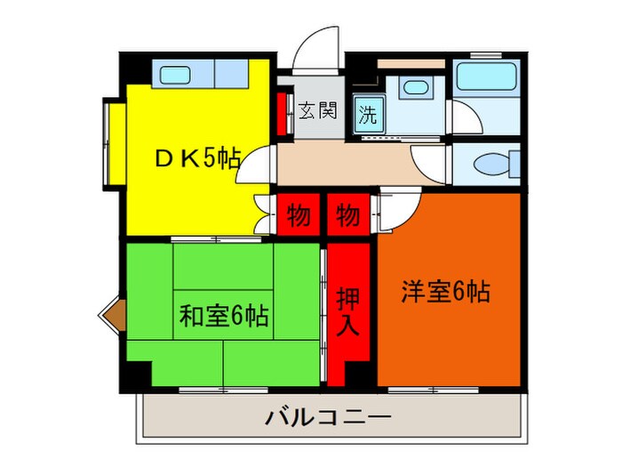 ドミ－ル真紀の物件間取画像