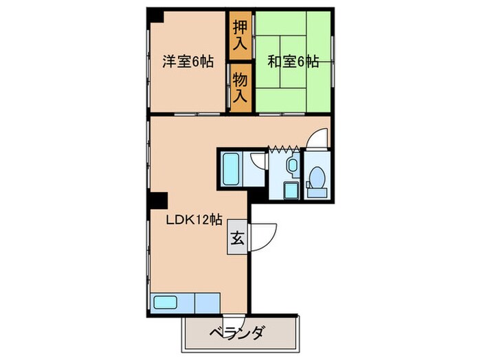 セント大正の物件間取画像