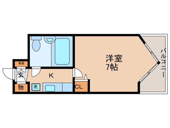 デトム・ワン三条通（602）の物件間取画像