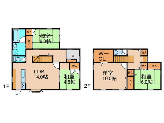 浜１丁目戸建の物件間取画像