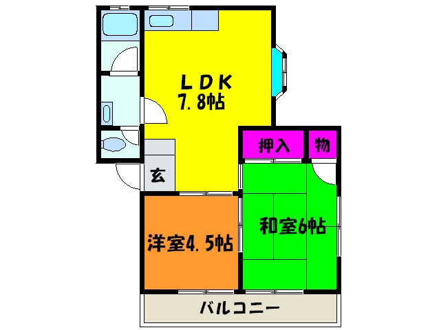 物件間取画像