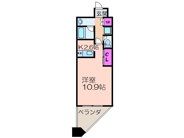 CITY SPIRE上町台の物件間取画像