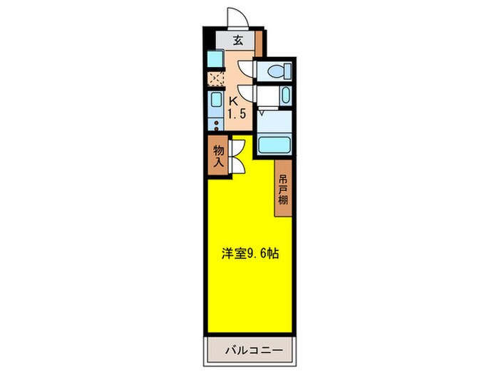 サンエスパシオ美園の物件間取画像