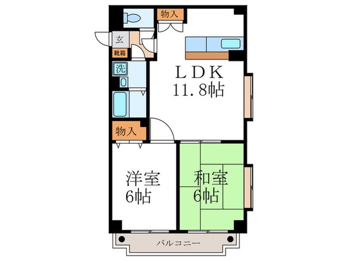 カディコートの物件間取画像