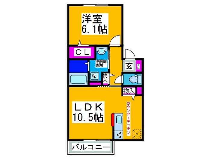 プラムツリーの物件間取画像