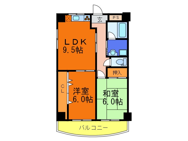 メゾン・メルベイユの物件間取画像