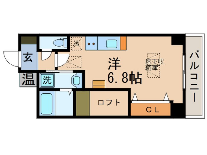 Ａｒｔ　ｄｅ　ｖｉｖｒｅ　四条の物件間取画像