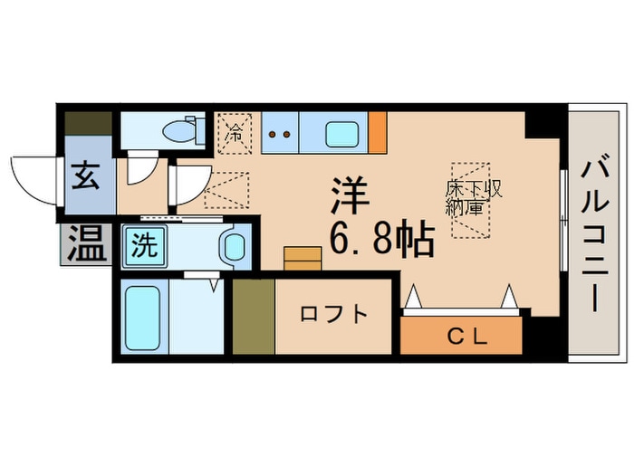 Ａｒｔ　ｄｅ　ｖｉｖｒｅ　四条の物件間取画像