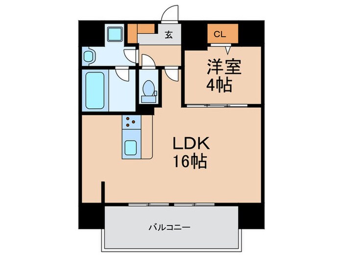 BRAVE徳井町の物件間取画像