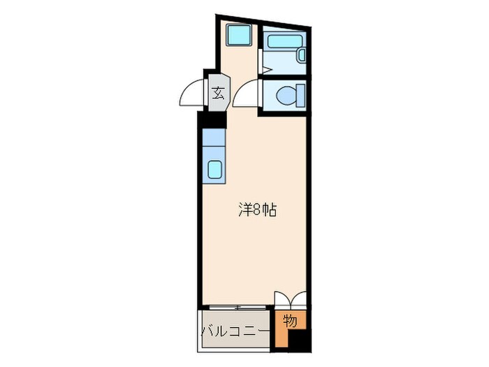 リバティ板宿の物件間取画像