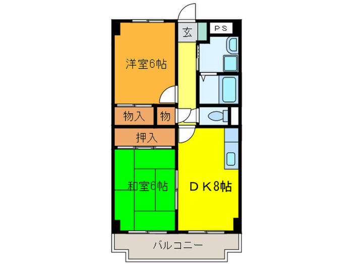 物件間取画像
