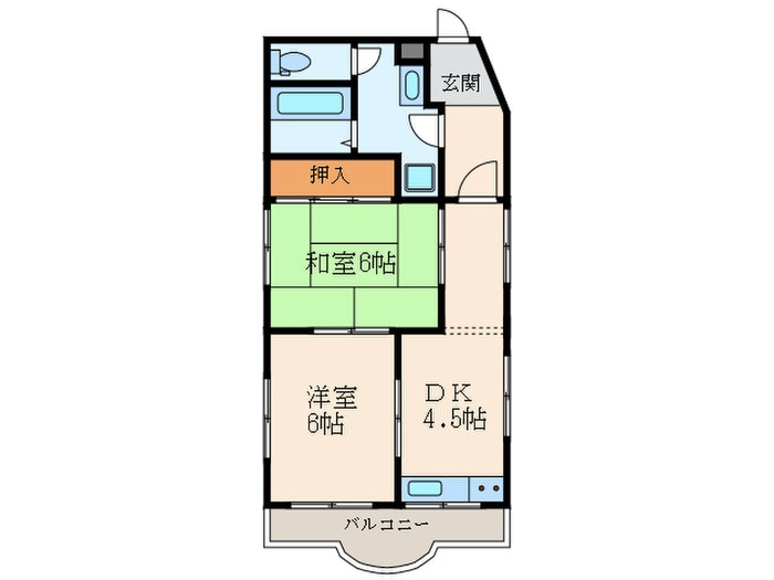 寺島パインマンションの物件間取画像