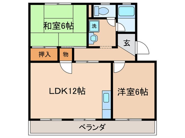 ロイヤルハイツの物件間取画像