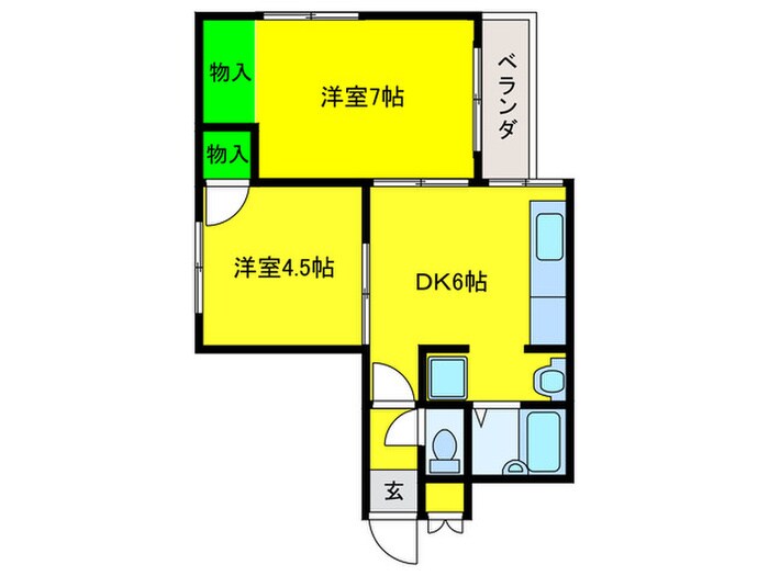 シャトーアヴァンセの物件間取画像