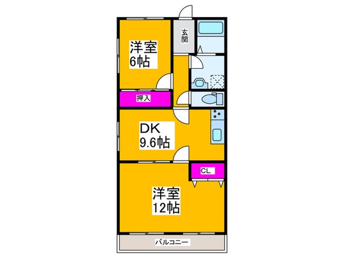 町田マンションの物件間取画像