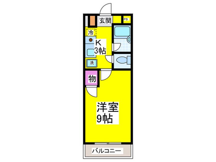 メイプル上野芝の物件間取画像