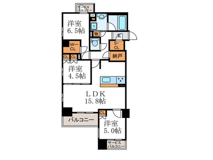 ウィルローズ京都御陵(101)の物件間取画像
