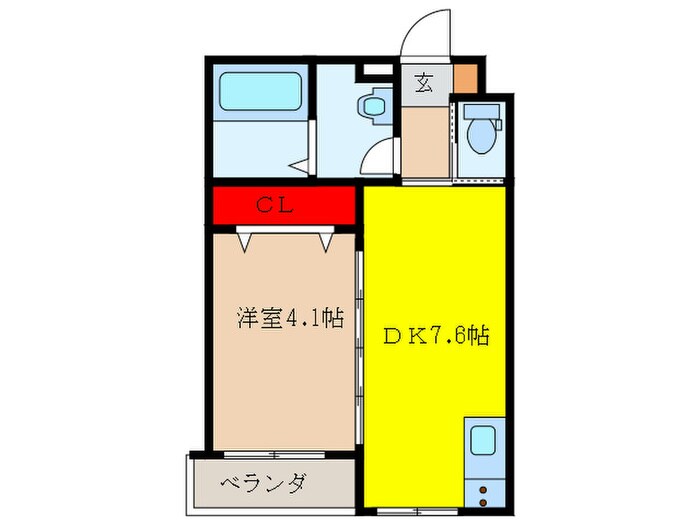 シティコート徳庵の物件間取画像