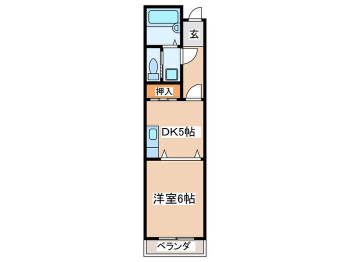 ドウェル倉本Ⅱの物件間取画像