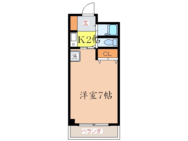 メゾン鼓ヶ滝の物件間取画像