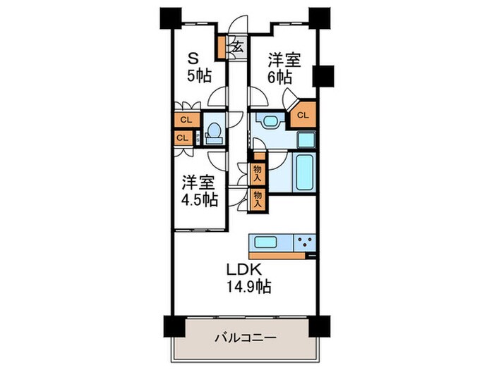 ウィルローズ京都御陵(208)の物件間取画像