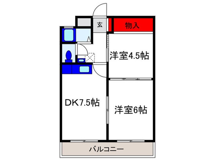 コ－ポ柴原の物件間取画像