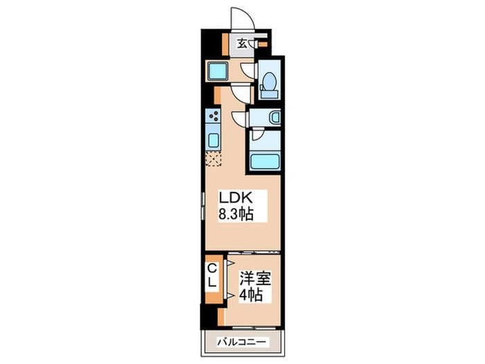 アリビオ大阪港の物件間取画像