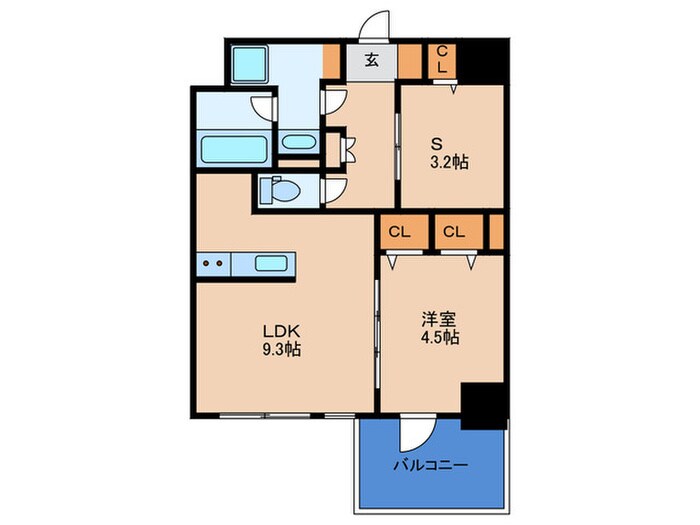 仮)S-RESIDENCE福島玉川diverseの物件間取画像