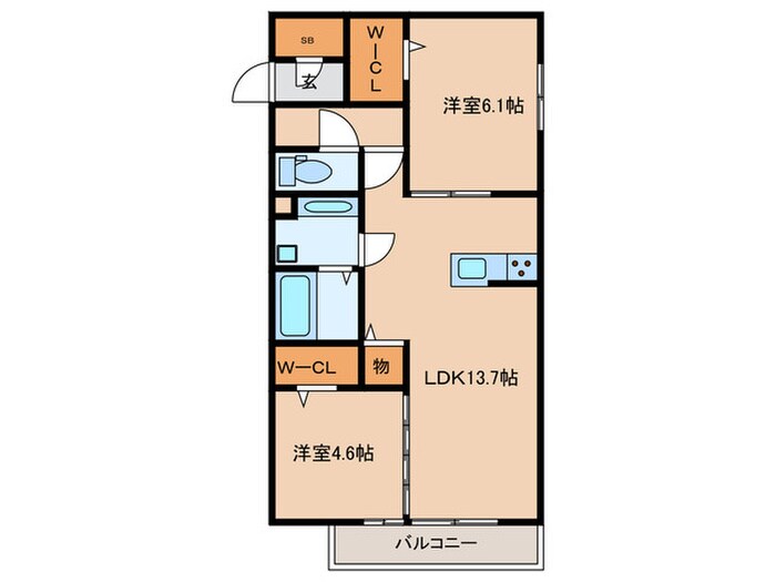 仮)リコルド須磨高倉の物件間取画像