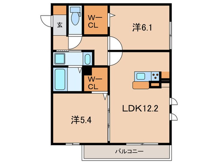 仮)リコルド須磨高倉の物件間取画像