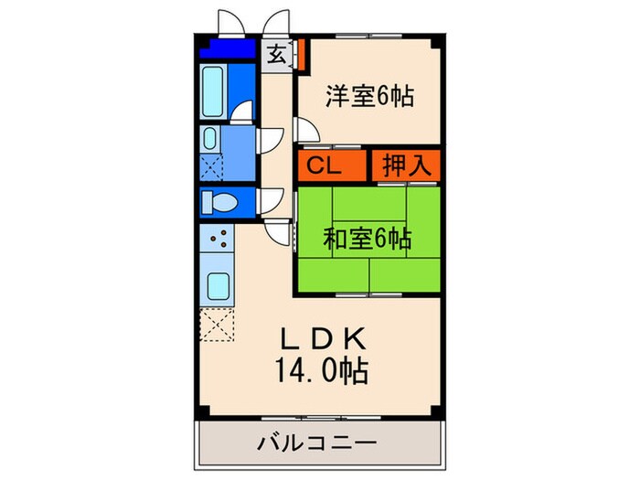 パレトールの物件間取画像