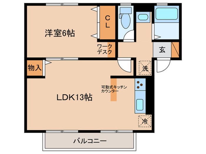 ピシックＫⅡの物件間取画像