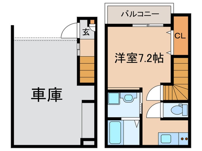 あんしん＋VieM黒谷13-1017の物件間取画像