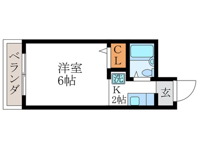 カーサ栗栖の物件間取画像