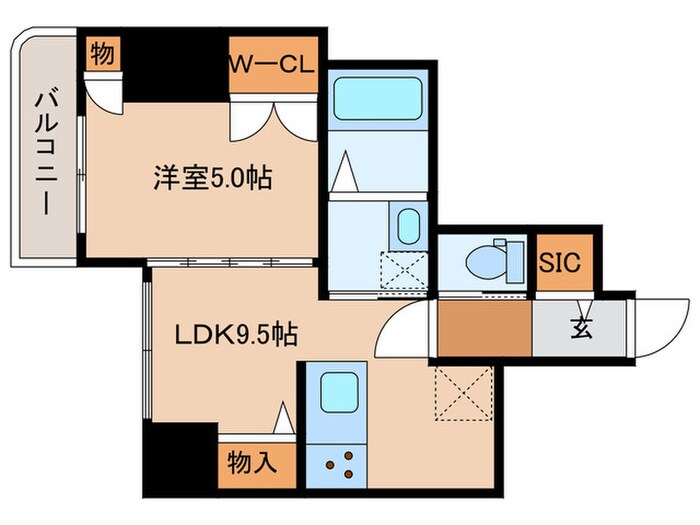 LaCASA 上汐の物件間取画像