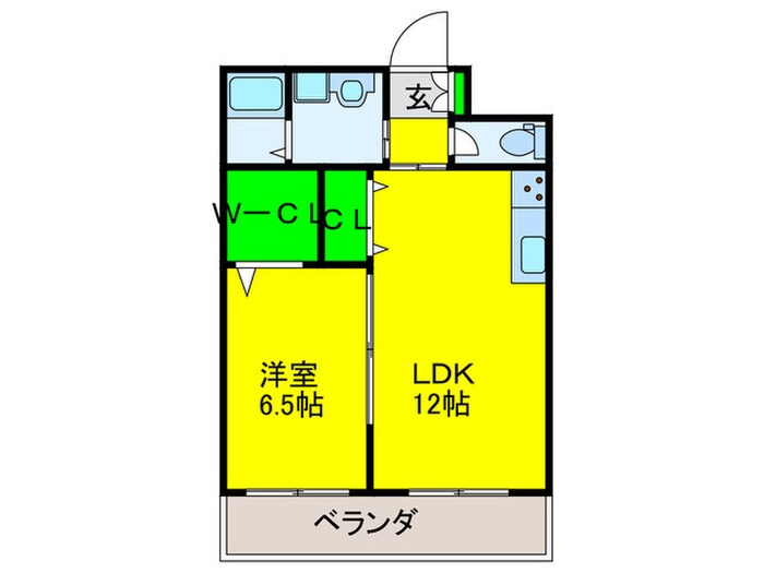 グレイス聖天坂の物件間取画像