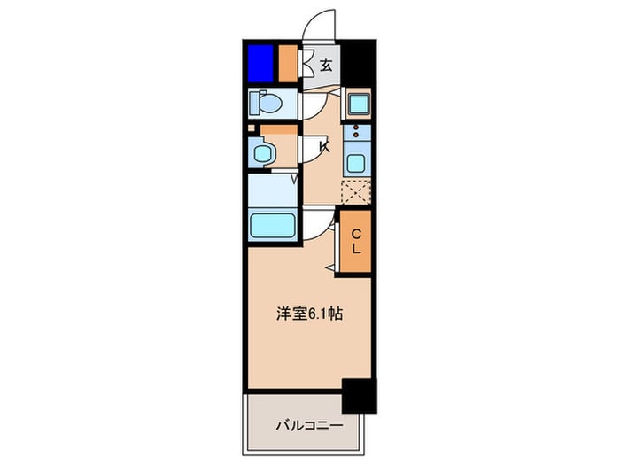 ｱﾄﾞﾊﾞﾝｽ大阪城北ﾌｨｴﾙﾃ(1204)の物件間取画像