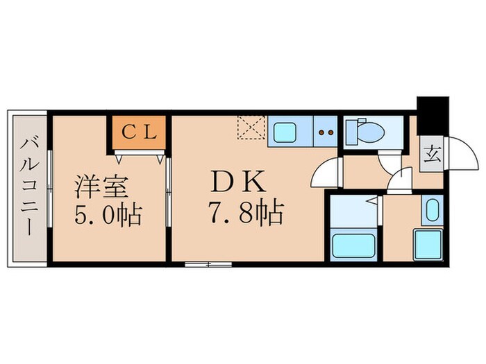 グランカーサ日の又の物件間取画像