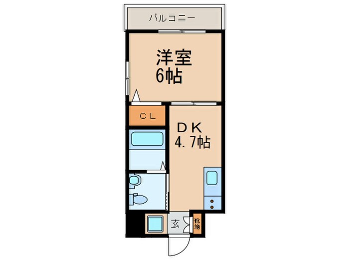 A X Resi庄内駅前の物件間取画像