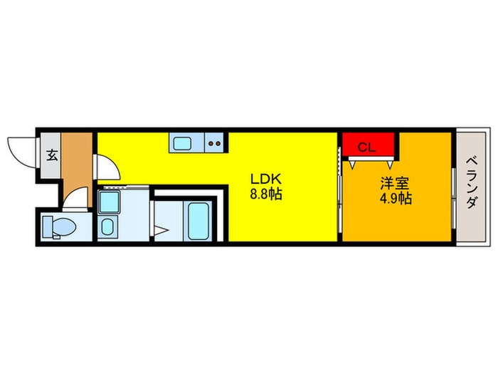 フジパレス城北公園通Ⅲ番館の物件間取画像