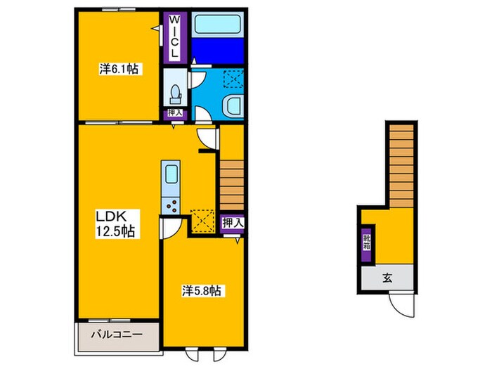 エヌ　プラスの物件間取画像