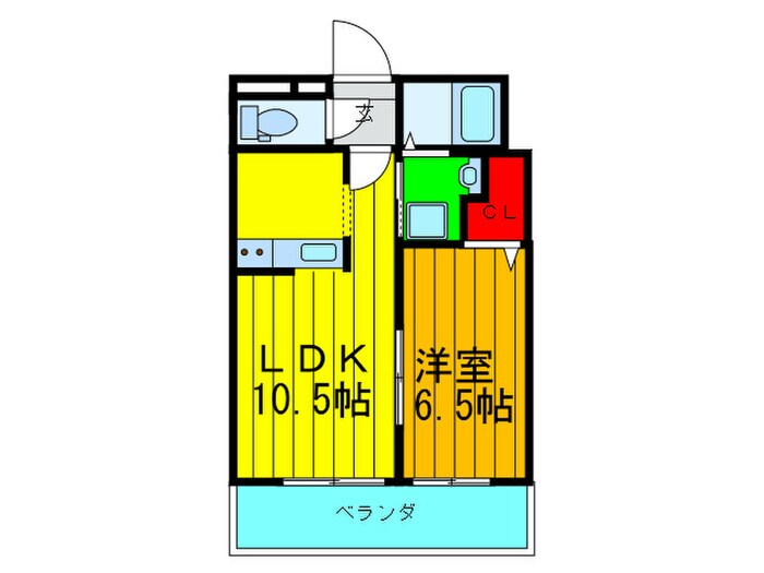 アンプルールフェールベレーザの物件間取画像