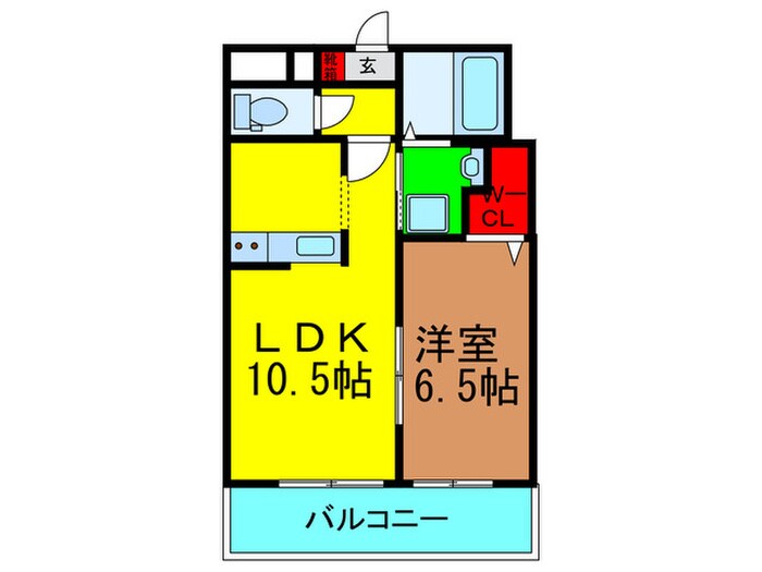 アンプルールフェールベレーザの物件間取画像