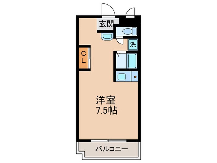 中西マンションの物件間取画像