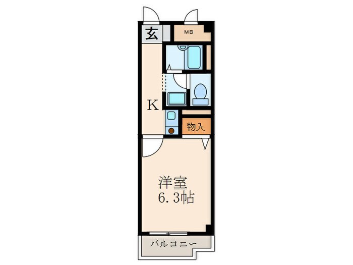 アートフォルテの物件間取画像